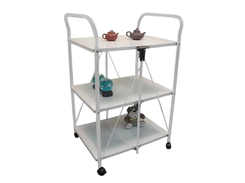 Carro plegable de 3 niveles para tabla de planchar con asa